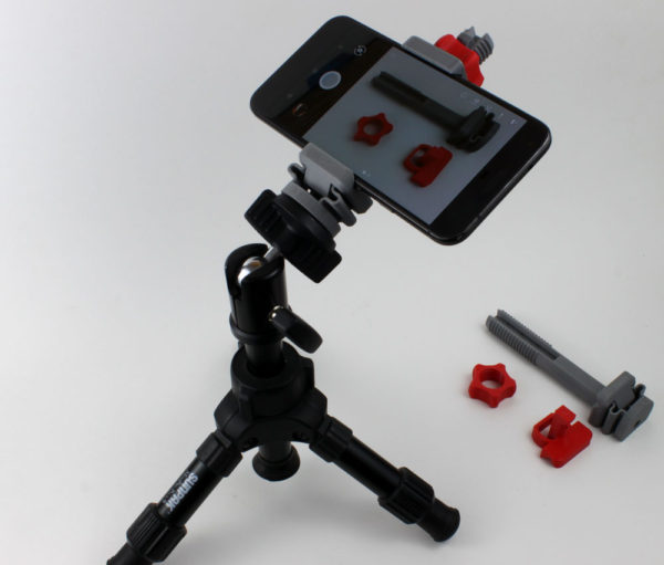 phone mount clamp tripod spring 3d print design camera