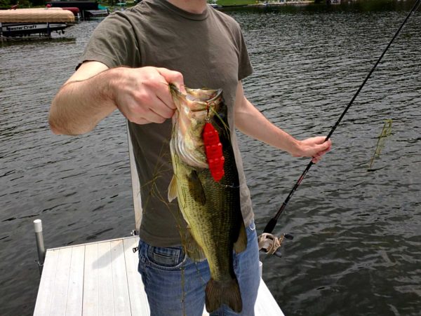 3d printing bass caught with 3d printed designed fishing lure