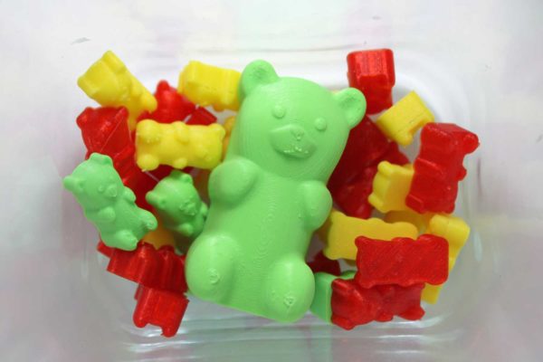 3d print gummy bear design toy figure sculpture