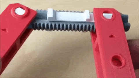 3d printing industrial design clamp tool thread slider hinge concept