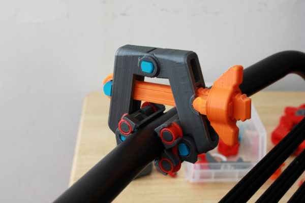 3d print twistlock clamp design adaptive pad tube clamp