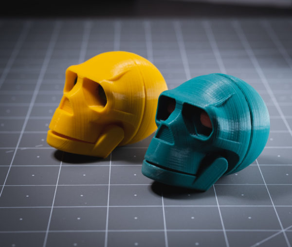 3d printing printed skull