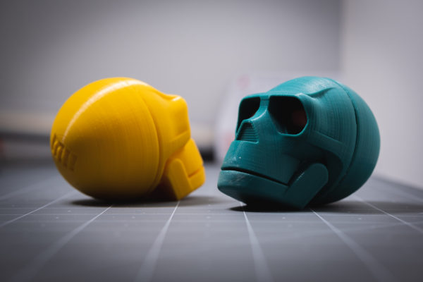 3d printing printed skull